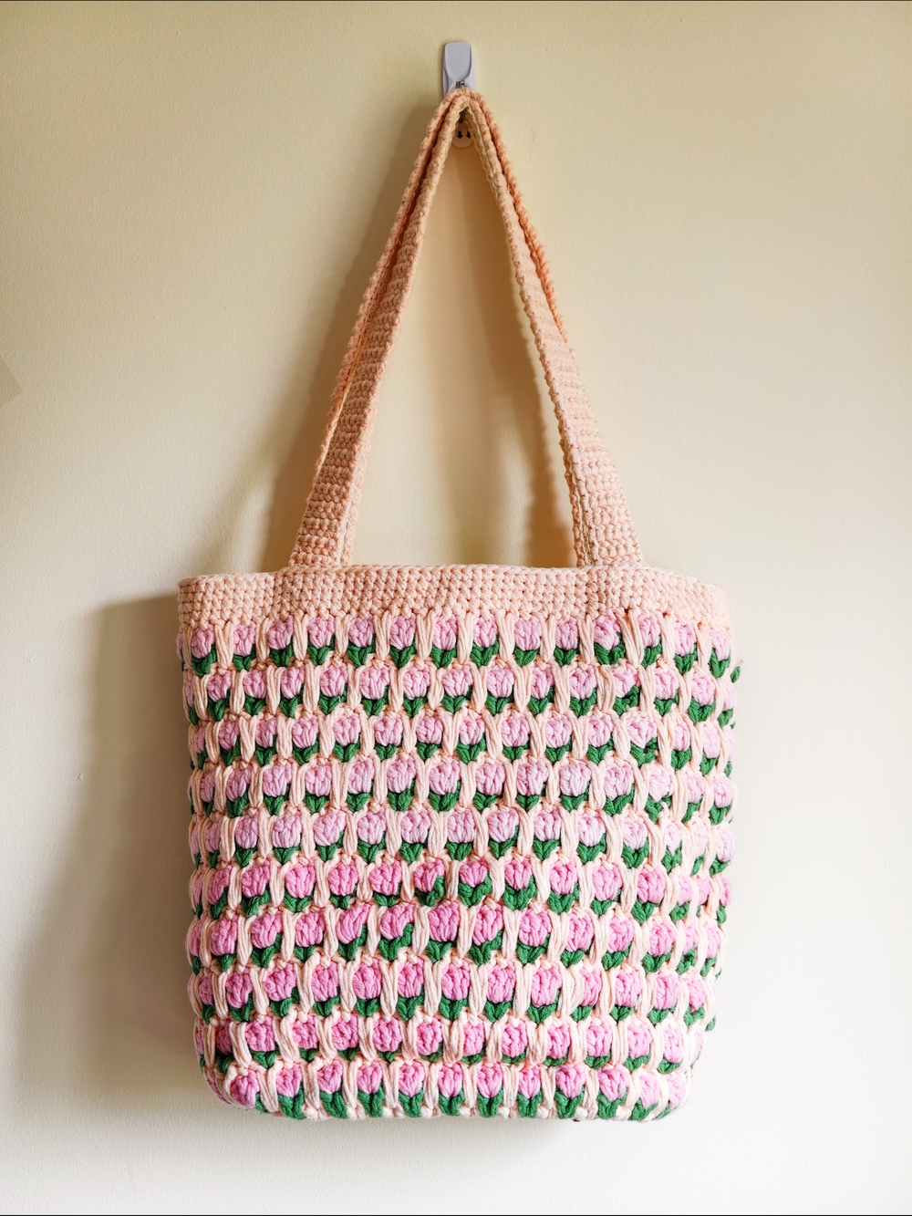 Handmade  Crochet Tote Bag,Cottagecre Shoulder Bag